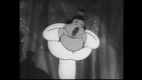 CIRCA 1936 - In this animated film, the Little King gets bored at an opera performance held in his honor.