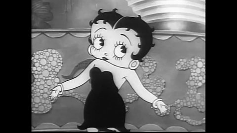 CIRCA 1935 - In this animated film, Betty Boop puts on a kimono and sings in Japanese for a theater in Japan.