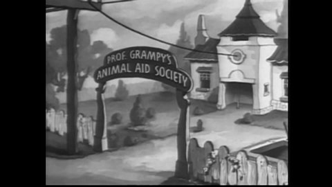 CIRCA 1936 - In this animated film, Betty Boop calls Grampy to come take care of an animal abuser.