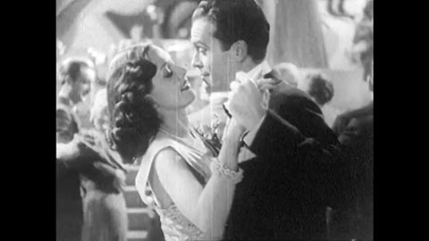 CIRCA 1938 - In this drama film, two men fight over a woman on the dance floor of a nightclub.