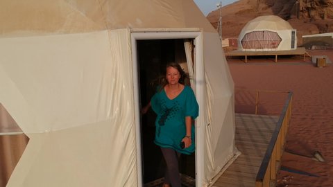 Desert Camp Dome Tent in Wadi Rum Desert