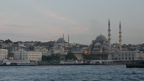 The New Mosque in the evening Istanbul Turkey
