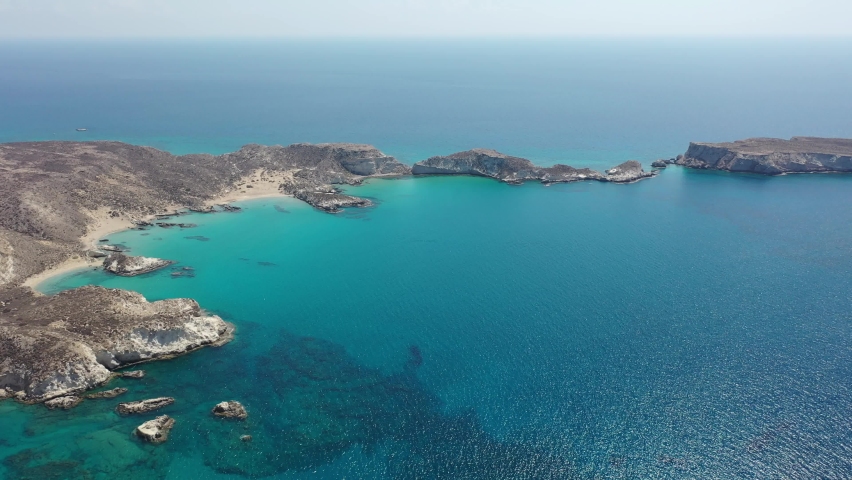 Koufonisi or Lefki island is located 5 miles south of Crete
The island despite its small size it has the amazing number of 36 extremely beautiful beaches