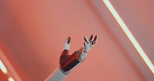 The robotic arm is taking an apple Bionics Cybernetic Robotic-arm Hand prosthesis - Powered by Shutterstock - Get 15% off with code: PIKWIZARD15