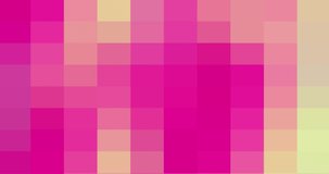 Colorful pixelated gradient animation, mosaic effect. motion animation