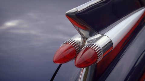 KIYV. UKRAINE - OCT 2019: Cadillac Eldorado. Unusually shaped taillights
