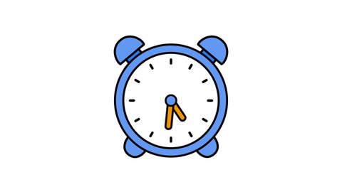 Cartoon Alarm Clock Stock Video Footage 4k And Hd Video Clips Shutterstock
