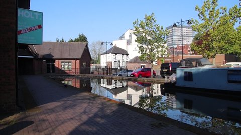 Coventry Warwickshire England May 2021 canal basin 