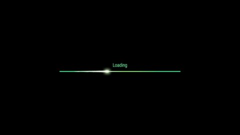Animation Green Loading Bar On Black Stock Footage Video (100% Royalty ...