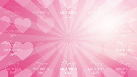 Mother's Day is a colorful abstract background art element motion mothers day greeting footage
