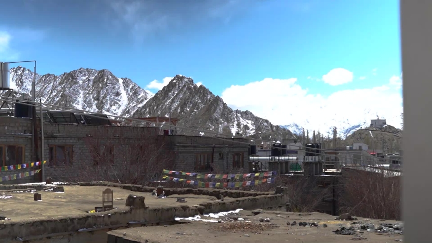 video Time lapse very beautiful nature of ladakh main market