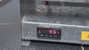 Jewelry furnace temperature sensor. Screen or monitor display. - Powered by Shutterstock - Get 15% off with code: PIKWIZARD15