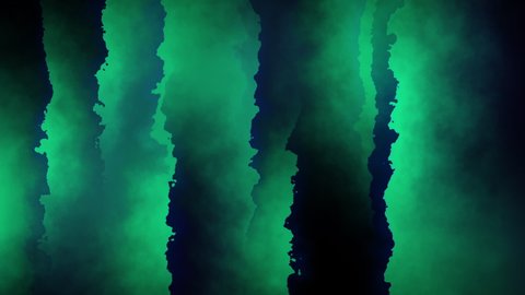 Green dark jagged abstract lines background