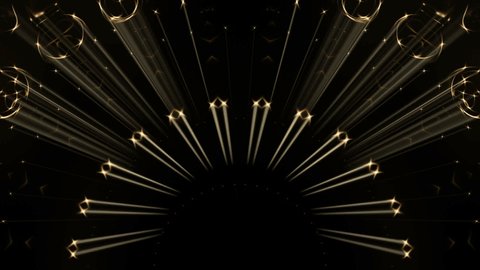 
Fiery Stars glittering on black fabric Full HD Motion Background Video Art VJ Loop