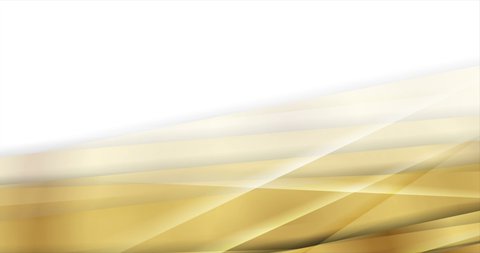 Golden glossy stripes abstract modern geometric motion background. Seamless looping. Video animation 4K 4096x2160