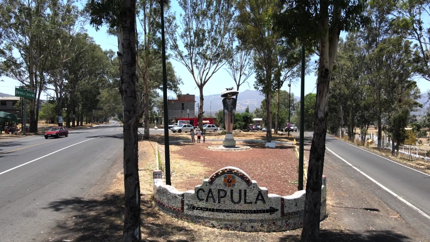 La Catrina beautiful giant monument
