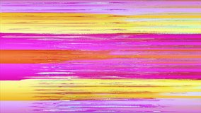 Abstract background, psychedelic imitation of bad TV, interference, old cassette video player.