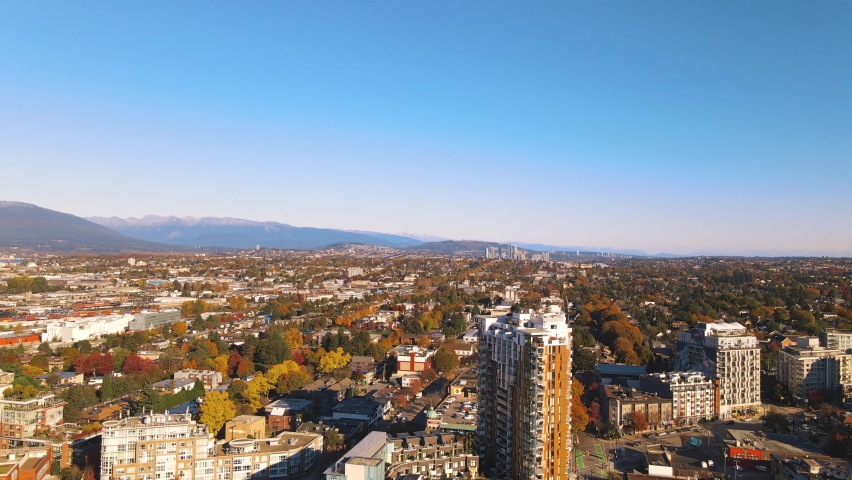 Cityscape of Vancouver British Columbia Canada
