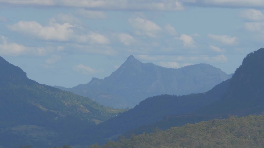 Beautiful mountains of the Lamington National Park in Australia -wide