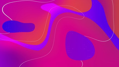 Red Blue colored waves iridescent geometric surface Vivid abstract loop background. Modern Concept art. Holographic motion graphic design. 4K Advertising, business presentation, wallpaper, screensaver