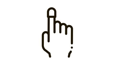 Finger Thimble Icon Animation graphic