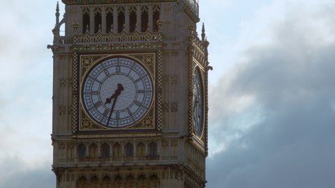 Video of Big Ben, the clock tower of the Palace of Westminster. It was renamed the Elizabeth Tower in 2012 to commemorate the Diamond Jubilee of Elizabeth II. The tourist symbols of London and UK