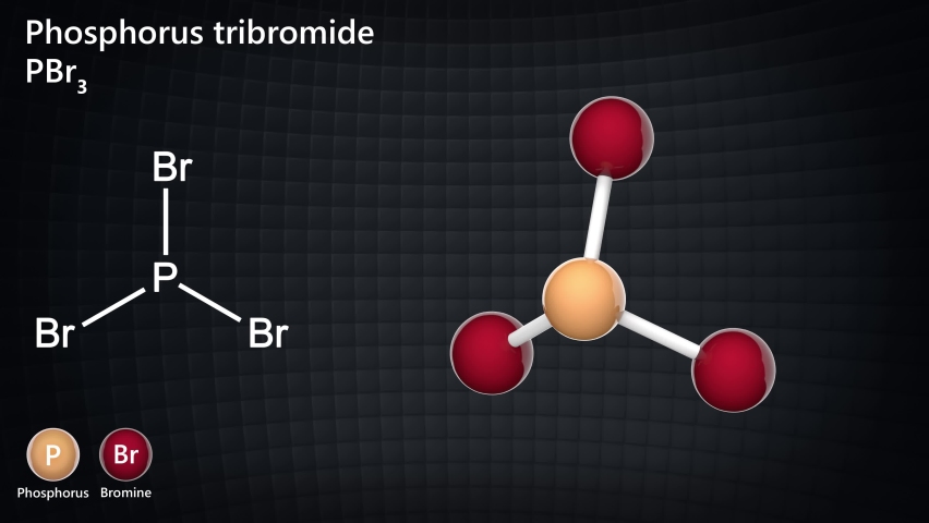 Video Stok phosphorus tribromide colourless liquid formula pbr3 (100% Tanpa...