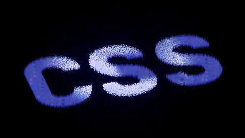 css logo abstract background animation loop for web developers, frond end developers and recruiters 
