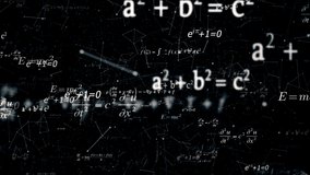 Scientific math problems flying at screen with astrology overlay - Powered by Shutterstock - Get 15% off with code: PIKWIZARD15