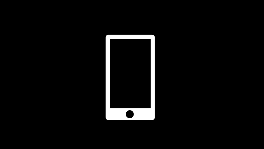 Mobile phone rotation icon. Phone flip sign on transparent background. Royalty-Free Stock Footage #1072332464
