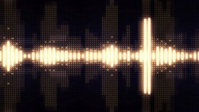 Video of Audio equalizer background. Loopable 