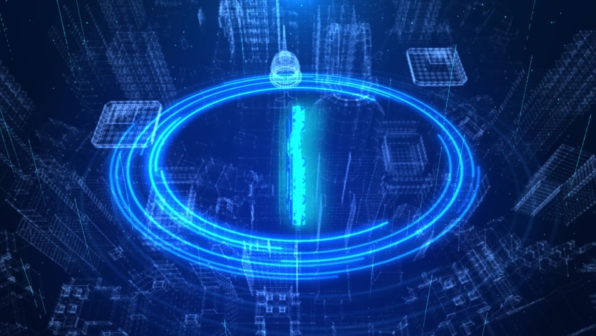 HUD Worldwild 6G connectivity futuristic