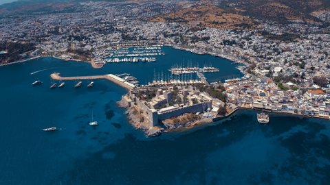 A drone video over Bodrum