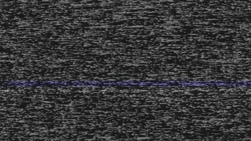 Tv Static Lines 4K With Sound, Stock Video