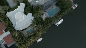 luxury house cinematic footage from drone