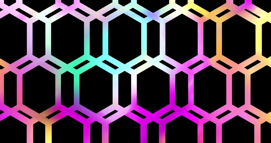 Honeycomb with offset effect. Looped Seamless Animation | Shutterstock HD Video #1072371869