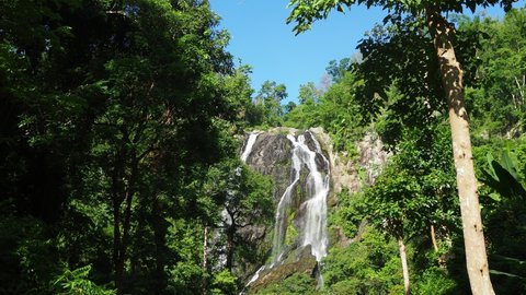 khlong lan waterfall at Khlong Lan National Park ,Kamphaeng Phet, Thailand