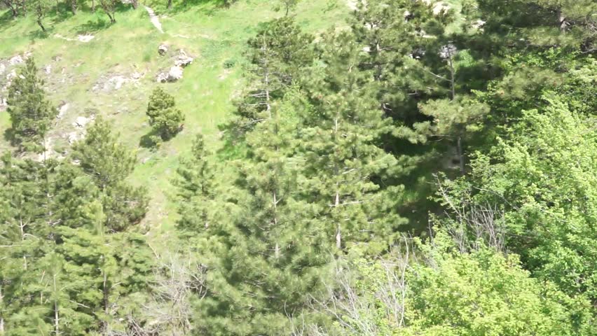 Fortress on the hill in Kutahya, Turkey