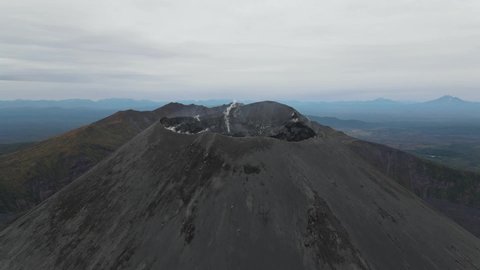Eastern volcanic belt of Kamchatka, eruption of volcanoes Karymsky and Maly Semyachik