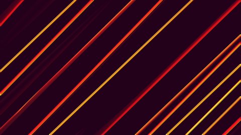 Abstract computer generated video clip rendered with moving particles and stripes in space in red-brown tones