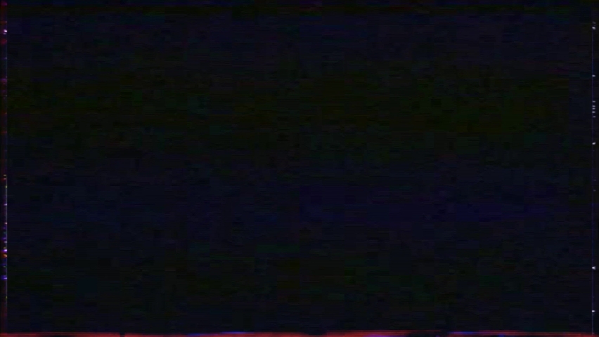 VHS Glitch lines on the sides of the screen, VHS look Overlay, Black screen Royalty-Free Stock Footage #1072588847