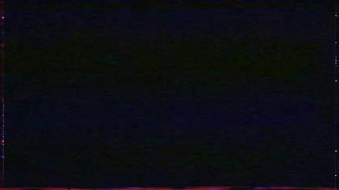 VHS Glitch lines on the sides of the screen, VHS look Overlay, Black screen
