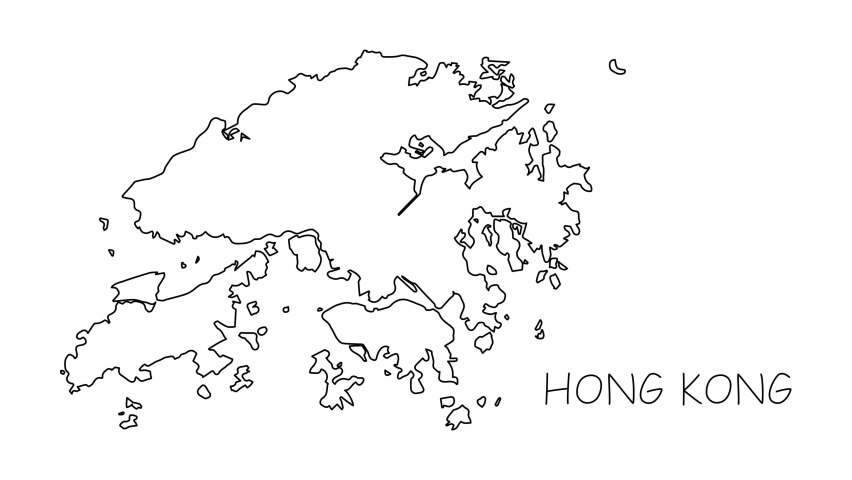 Hong Kong Map Stock Video Footage - 4K and HD Video Clips | Shutterstock