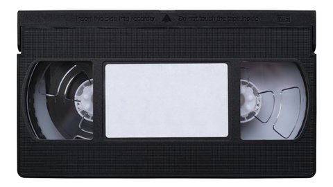 Looping Retro Video Cassette Tape Vhs Stock Footage Video (100% Royalty ...