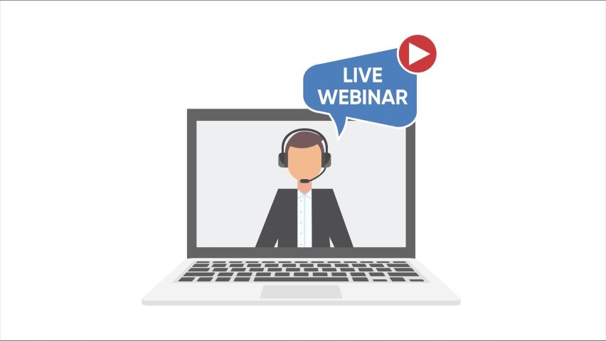 Live Webinar. Вебинар лого.