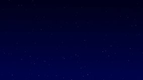 realistic starry night sky animation footage,twinkle stars on a dark blue sky,shining and glowing stars