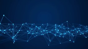 Network connection data structure. Information technology. Big data visualization. 3D Seamless loop. - Powered by Shutterstock - Get 15% off with code: PIKWIZARD15