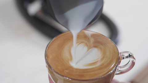 rosetta latte art video