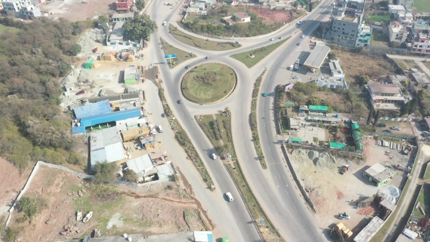 Aerial view of Bara kahu Islamabad