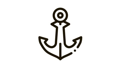 Boat Anchor Icon Animation graphic